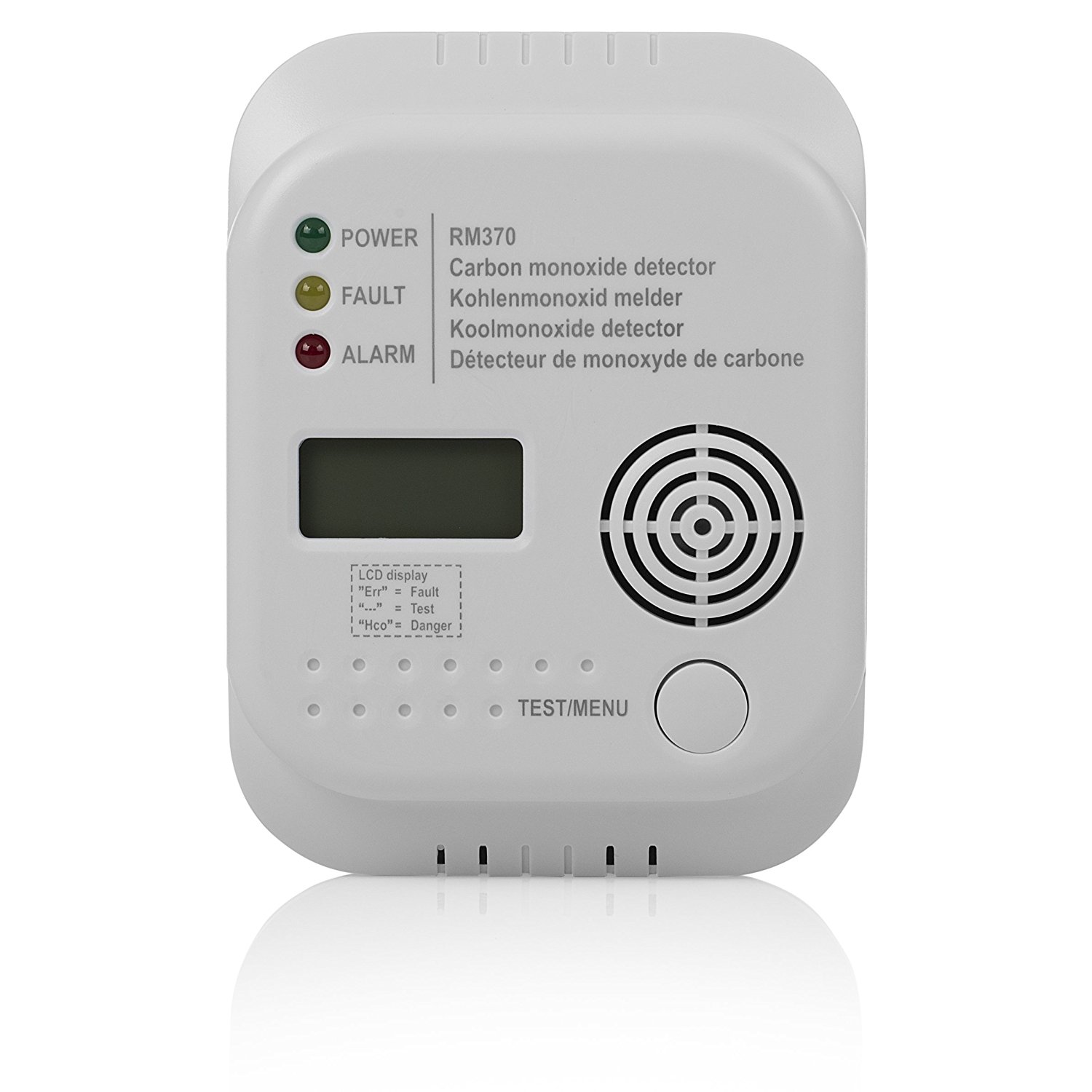 Smartwares Kohlenmonoxid Melder RM370: CO-Warner Zuhause für Der