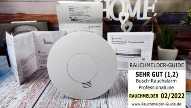 Busch-Rauchalarm-ProfessionalLine Rauchwarnmelder im Test