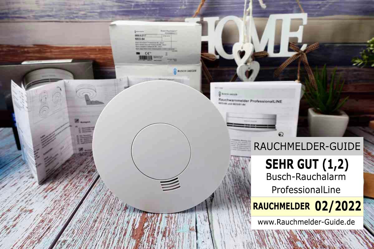 Busch-Rauchalarm-ProfessionalLine Rauchwarnmelder im Test