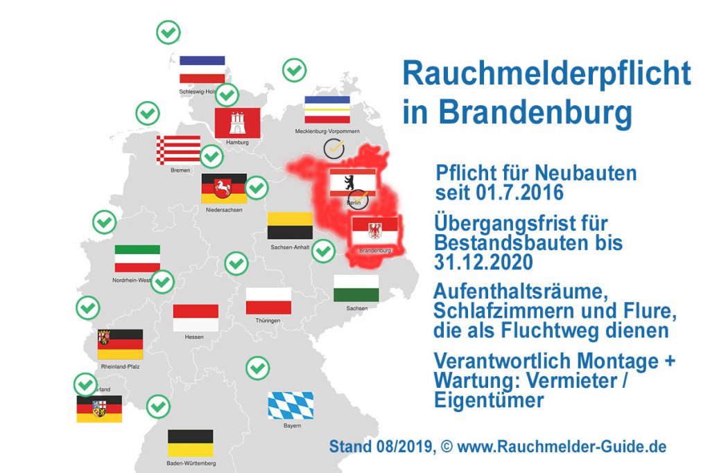 Rauchmelderpflicht Brandenburg Fakten Map